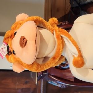KIDS NEW ANIMAL HAT MONKEY SIZE 2T-3T ADORABLE MONKEY PIM POM MAKES A SCARF